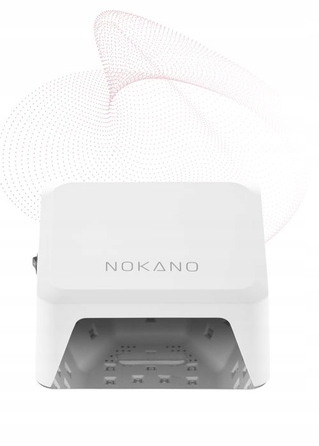 Лампа для нігтів NOKANO LED+UV 48 Вт, біла, з датчиком руху та таймером