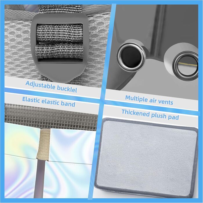 Рюкзак-переноска для котів та собак SWIHELP, безпечний, для подорожей (кольоровий)