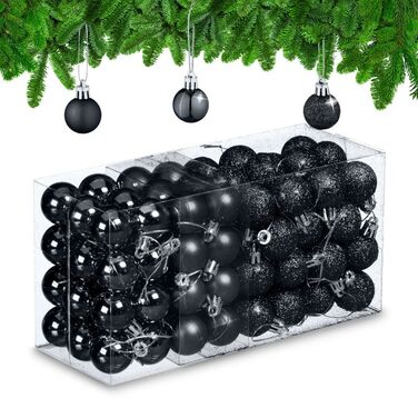 Relaxdays Christmas Baubles Set of 96