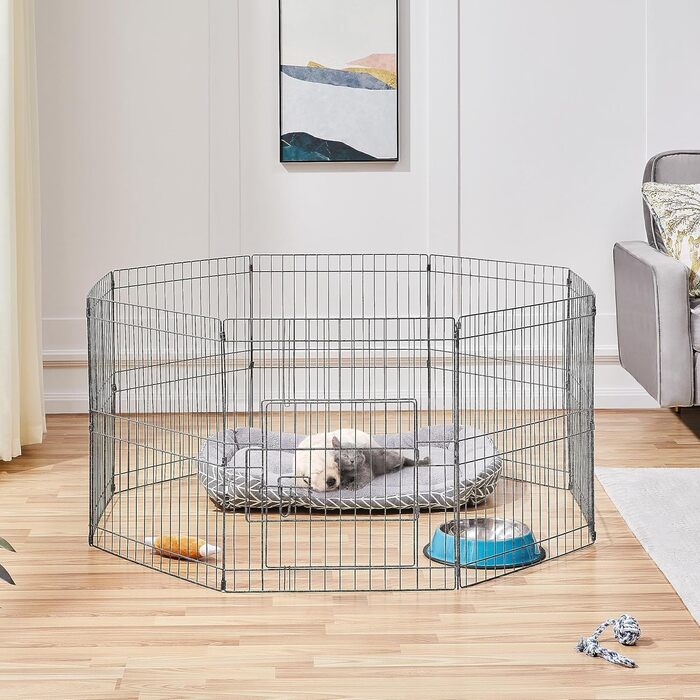 Клітка-загон для тварин Yaheetech 61x61 см, 8 частин