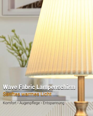 Настільна лампа Touch з регулюванням яскравості, 31.5 см, золото. Ідеально для спальні, вітальні, як подарунок на Різдво.