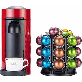 Організатор для капсул Nespresso Vertuo Carousel – чорний (60+ капсул)