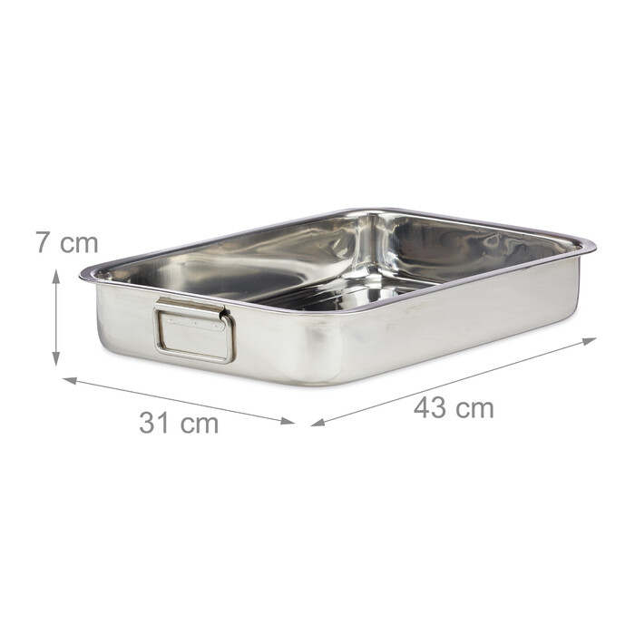 Relaxdays Roasting Pan with Rack