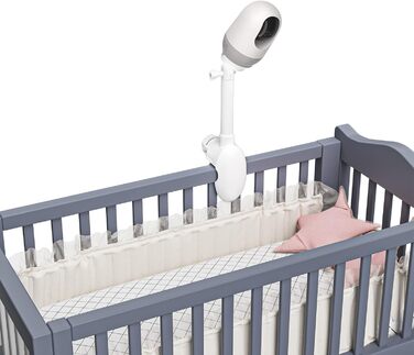 Кріплення для дитячого монітора Holaca, сумісне з Nooie Babyphone та камерами Nooie 2K, Wi-Fi (білий)