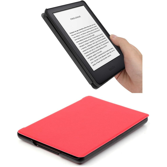 Чохол Flyorigin для Kindle Voyage (2014) з PU шкіри, Smart Sleep/Wake, червоний