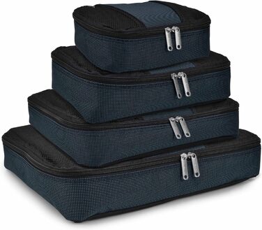 Набір валіз Travel Select Amsterdam: 8-piece set, 88 літрів, розширюваний, червоний, темно-синій, помаранчевий, сірий