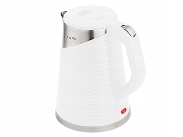 Електричний чайник Lafe Elegant White, 1800 Вт, 1,8 л, білий