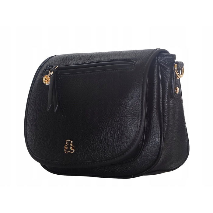Сумка-крос-боді Lulu Castagnette, екошкіра, чорна