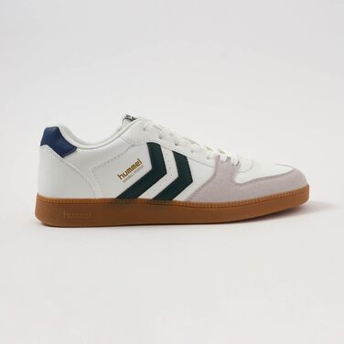 Кросівки Hummel для гандболу з шнурівкою, розмір 38 EU, білий, темно-синій, півонія