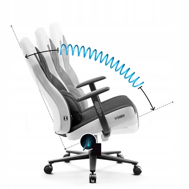 Ігрове крісло Diablo Chairs X-Gamer 2.0, тканина, чорне