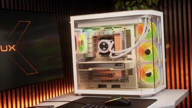 Рідинне охолодження AIO KRUX HydroGlance 360 ARGB LCD White, LCD-дисплей