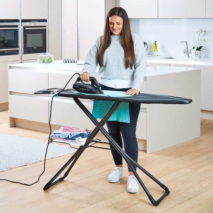 Прасувальна дошка Minky HH40201117M Ergo Plus, 122 x 38 см, блакитна