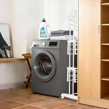 Турбо сушарка для білизни з колесами, сіра, 3 яруси, 2 в 1