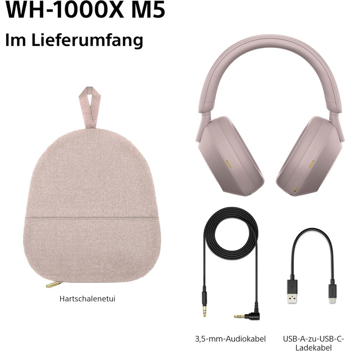 Навушники Sony WH-1000XM5 Black з кейсом: бездротові, з шумозаглушенням, Bluetooth, Hi-Res Audio, до 30 год роботи