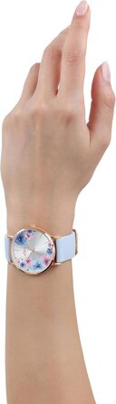 Годинник наручний s.Oliver для жінок, кварцовий, аналоговий, з силіконовим ремінцем, водостійкий 3 bar, у подарунковій коробці (світло-блакитний)