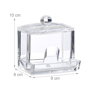 Relaxdays Cotton Swab Storage