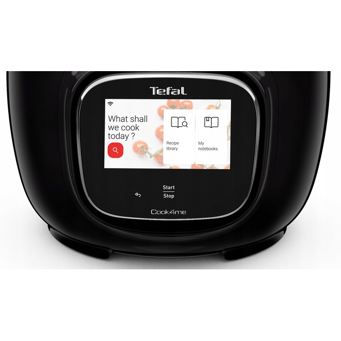Мультиварка-скороварка Tefal Cook4me Touch CY912, 6 л, Wi-Fi, 13 функцій, чорна