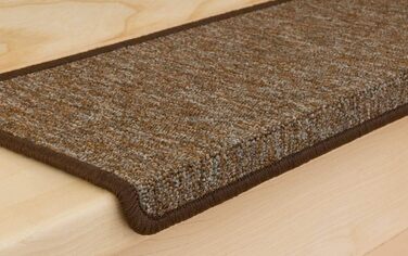 Kettelservice-Metzker Rambo Step Mats in a 15-Piece Value Pack, Half-Round, Brown