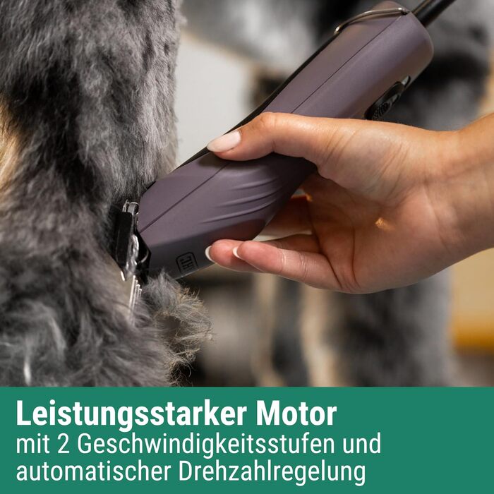 Машинка для стрижки собак та котів Agrarzone KM10+ з набором гребінців - професійний інструмент для грумерів та ветеринарів, тиха та з низькою вібрацією
