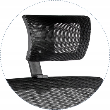 Ергономічне офісне крісло ERGONIC: чорне, обертове, з синхромеханізмом та підвищеним комфортом
