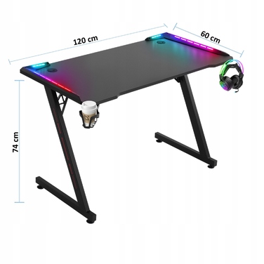 Ігровий стіл Defender, 120 x 74 x 60 см