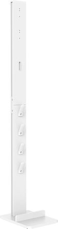 conecto SA-CC50879 Vacuum Cleaner Stand, Aluminum, White