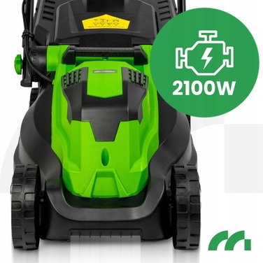 Електрична газонокосарка Maltec 2100W: легка та потужна, з великим травозбірником 30 л