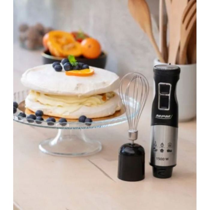 Ручний блендер MPM MBL-34M, 1500 Вт, чорний