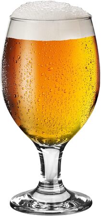 Набір келихів для пива Krosno Glasmark 0,36 л (6 шт.) - для крафтового пива, коктейлів, миття в посудомийній машині