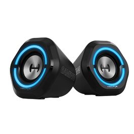 Edifier G2000 Bluetooth ігрова колонка з RGB-підсвічуванням та 3 режимами звучання. Підключення: Bluetooth, USB (звукова карта), 3.5mm jack. Чорний колір