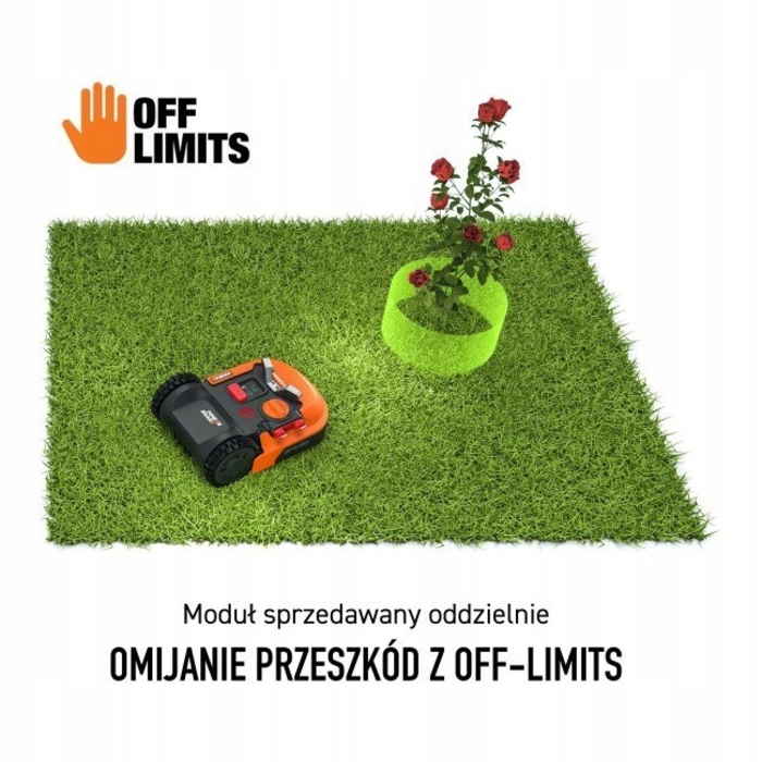 Робот-газонокосарка Worx M500 WR141E, ширина косіння 18 см