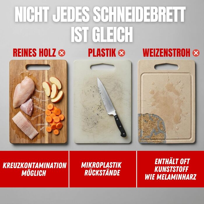 Двостороння обробна дошка з нержавіючої сталі та бамбуку | Кухонна дошка з жолобком для соку та металевим руків'ям | Антибактеріальна дерев'яна дошка для кухні | Велика дошка з бамбуку | Розділочна дошка 40x30x2 см