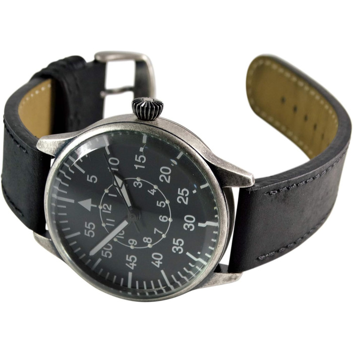 Годинник Mil-Tec Fliegeruhr Retro Mechanical Black Dial