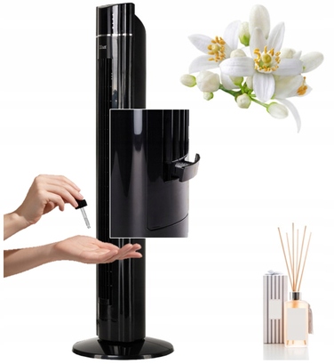 Колонний вентилятор Zilan Aroma, чорний