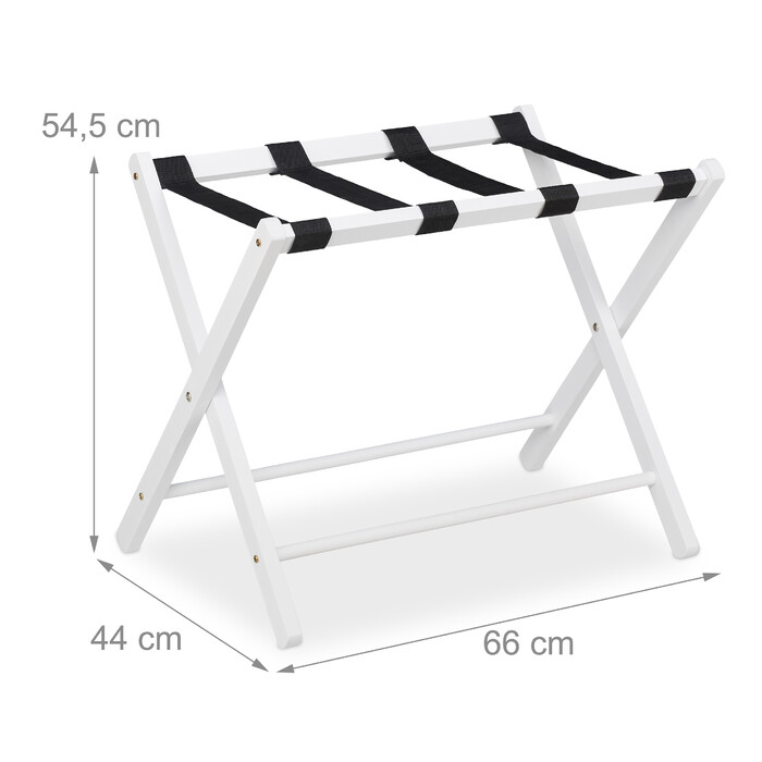 Relaxdays Folding Wooden Suit Rack