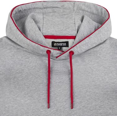 Чоловічий худі riverso RIVEnno Regular Fit з капюшоном, сірий меланж, розмір 3XL