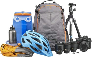 Спортивний рюкзак CULLMANN ULTRALIGHT sports DayPack 300, сіро-помаранчевий
