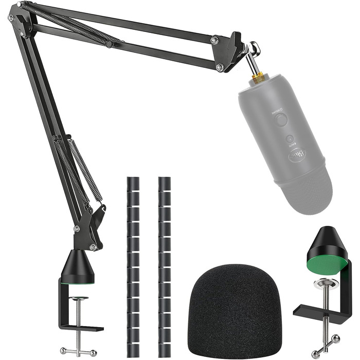 Кріплення для мікрофона Blue Yeti з поп-фільтром - Blue Yeti X, Youshares, для студії, подкастів, стрімінгу