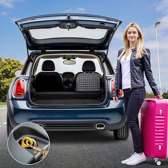 Захист для вантажного відсіку автомобіля, 96 x 64 см, універсальний, складний, для собак, SUV, вантажівки