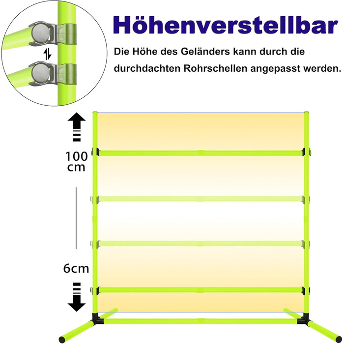 Набір для аджиліті собак 4-TLG, тренування з доріжками, регульована висота, з сумкою, PVC, зелений