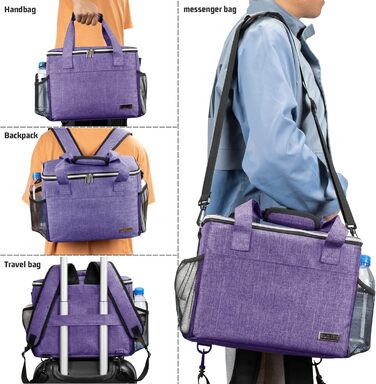 Чорна сумка-рюкзак для собак та котів Baglher: комплект з 5 предметів для подорожей з тваринами