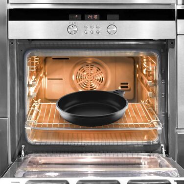 Сковорода гриль Castey 27 см з алюмінію, для індукції та духовки