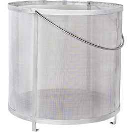 Beeketal 'BBF-1' Beer Hop Filter Fine Mesh Strainer made of stainless steel with a very fine 300 micron mesh (approx. 350 x 150 x 150 mm), beer filter e.g. for clarifying mash residues, with a holder for hanging (for placing (350 x 350 x 350 mm), Bbf-2 (for placing))