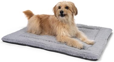 TrendPet Лежанка для собак і котів, двостороння, з підкладкою, сіра (50x35 см)