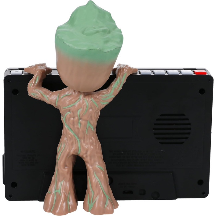 Paladone Marvel I Am Groot Alarm Clock - Officially Licensed Guardians of the Galaxy Digital Clock with Alarm Timer, Living & Bedroom Decoration for Superhero Fans, Collector's Gift - 5.7