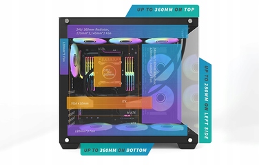 Корпус DarkFlash C285P Cube Case, чорний