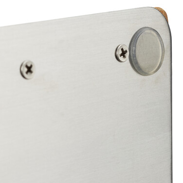 Relaxdays Magnetic Bamboo Knife Block