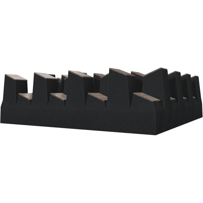 Набір акустичних диффузорів 2D для звукоізоляції та поглинання шуму, 50 x 50 см, колір Sonoma SIRIUS (150мм), 2 шт.