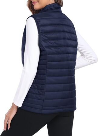 oFiz Steppweste Daen: Легка степкова жилетка Daen для активного відпочинку, туризму та подорожей (Синій, L)