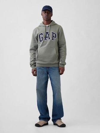 Чоловічий худі Gap з логотипом Heritage, колір Mesculen Green V2, розмір XL